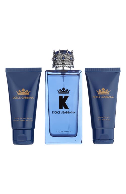 Dolce & Gabbana K 3Pcs Set  + Shower Gel + After Shave Balm men's EDP 3.4OZ luxury perfume bottle