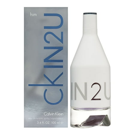 Calvin Klein In 2 U men's EDT 3.4OZ luxury perfume bottle