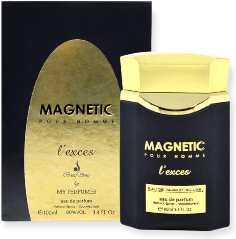 Baugsons Magnetic L'Excess  (New Arrival) (Private Label) men's EDP 3.4OZ luxury perfume bottle