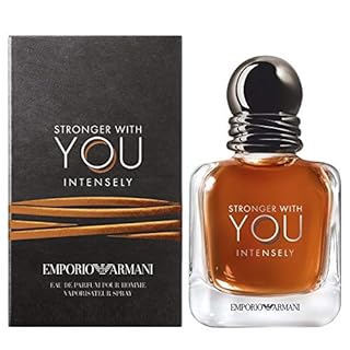 Armani Stronger With You Intensely men's EDP 3.4OZ luxury perfume bottle