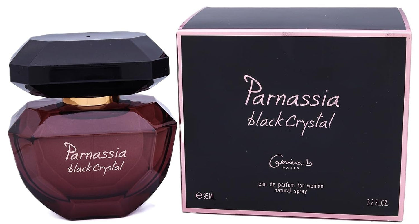 Geparlys Gemina B. Paranassia Black Crystal women's EDP 3.2OZ luxury perfume bottle