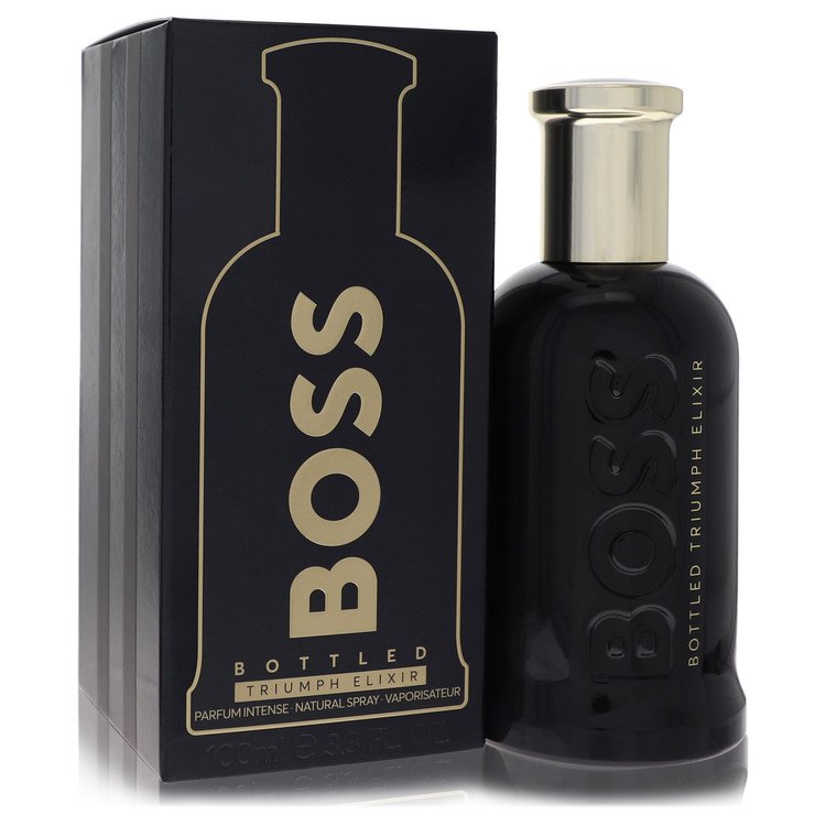 Boss Bottled Triumph Elixir men's 3.4OZ luxury perfume bottle