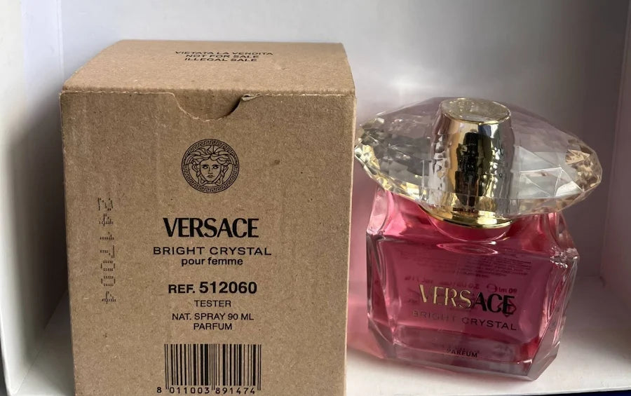 VERSACE BRIGHT CRYSTAL POUR FEMME BRAND N EW IN TESTER BOX 3.0 FLOZ
