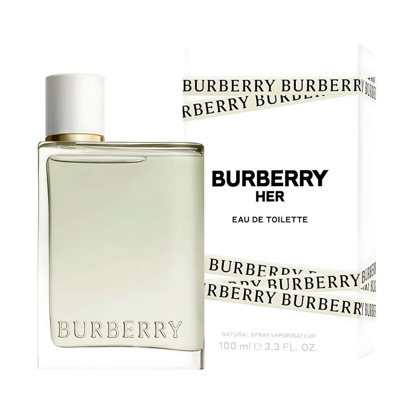 BURBERRY HER EDT BRAND NEW TESTER BOX 100ML/3.4 FL OZ