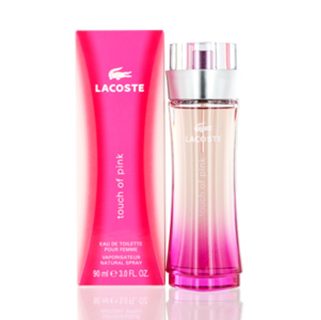 Lacoste Touch Of Pink women's EDT 3OZ luxury perfume bottle