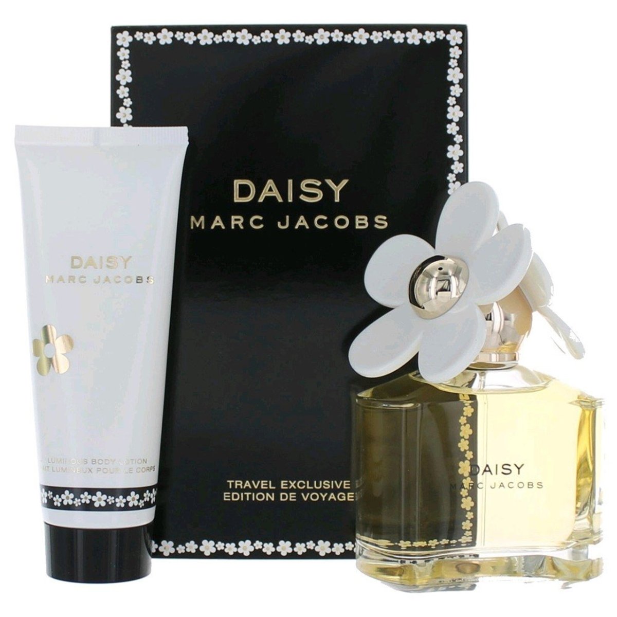 Marc Jacobs Daisy Travel Set 2Pcs  + Bl women's EDT 3.4OZ luxury perfume bottle