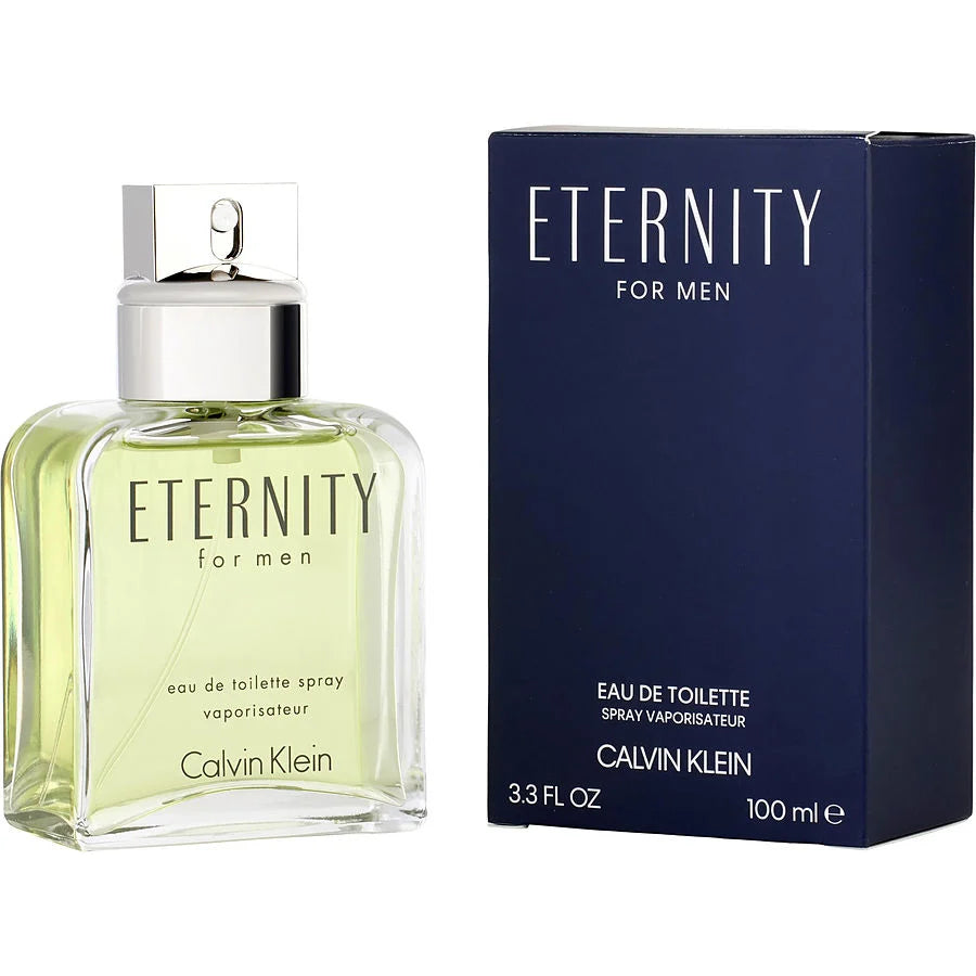 CALVIN KLEIN ETERNINTY FOR MEN EAU DE TOILETTE 3.3 FL OZ