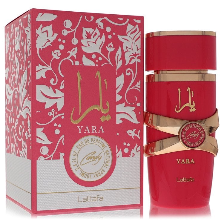 Lattafa Yara Candy women's EDP 3.4OZ luxury perfume bottle