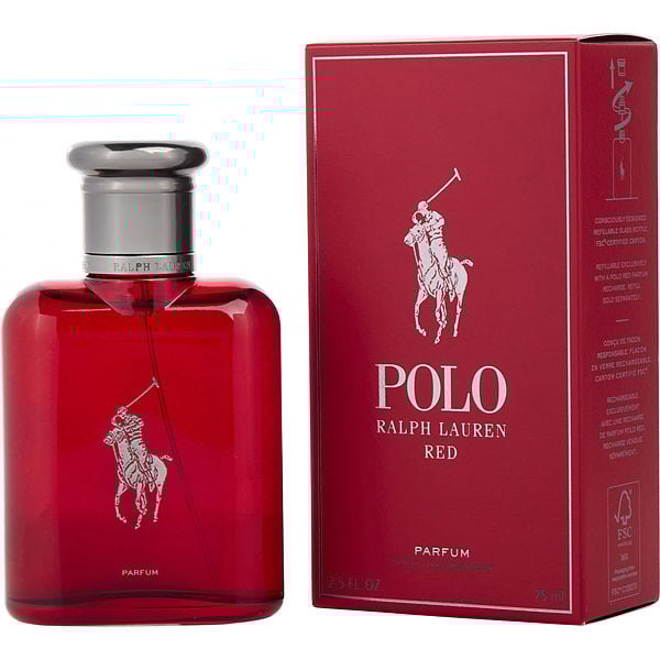 Ralph Lauren Polo Red men's PARFUM 2.5OZ luxury perfume bottle