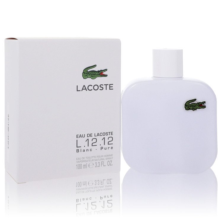 Lacoste L.12.12. Blanc men's EDT 3.4OZ luxury perfume bottle