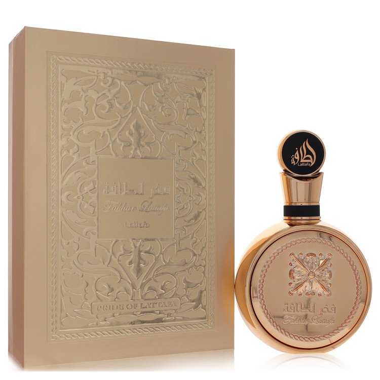 Lattafa Fakhar Extrait Gold women's EDP 3.4OZ luxury perfume bottle