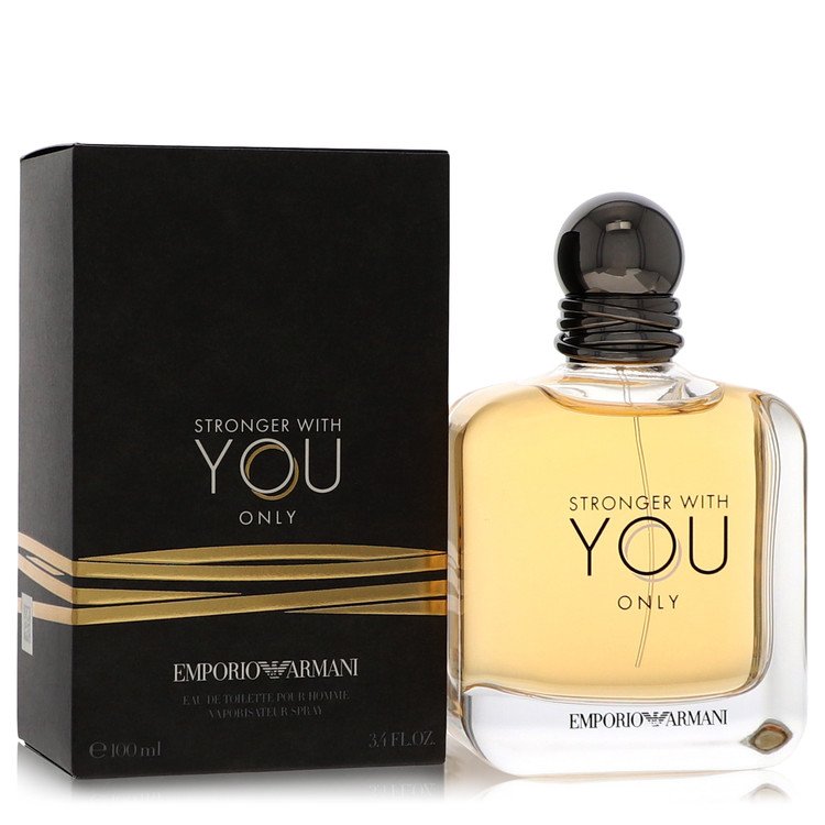 Emporio Armani Stronger With You Only men's EDT 3.4OZ luxury perfume bottle