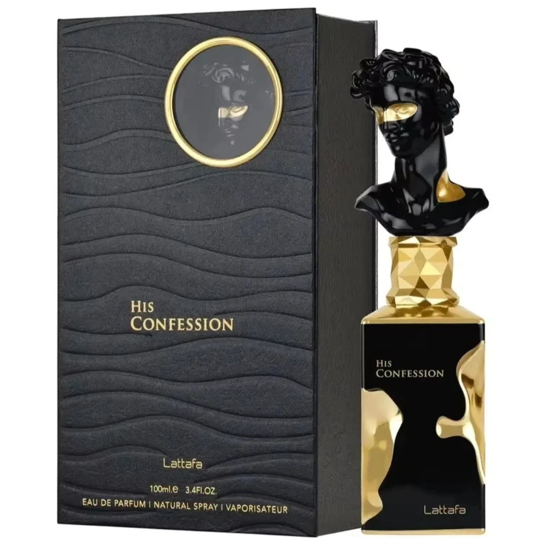 Lattafa His Confession Eau de Parfum Spray Men's Fragrance 100ml / 3.4 fl oz