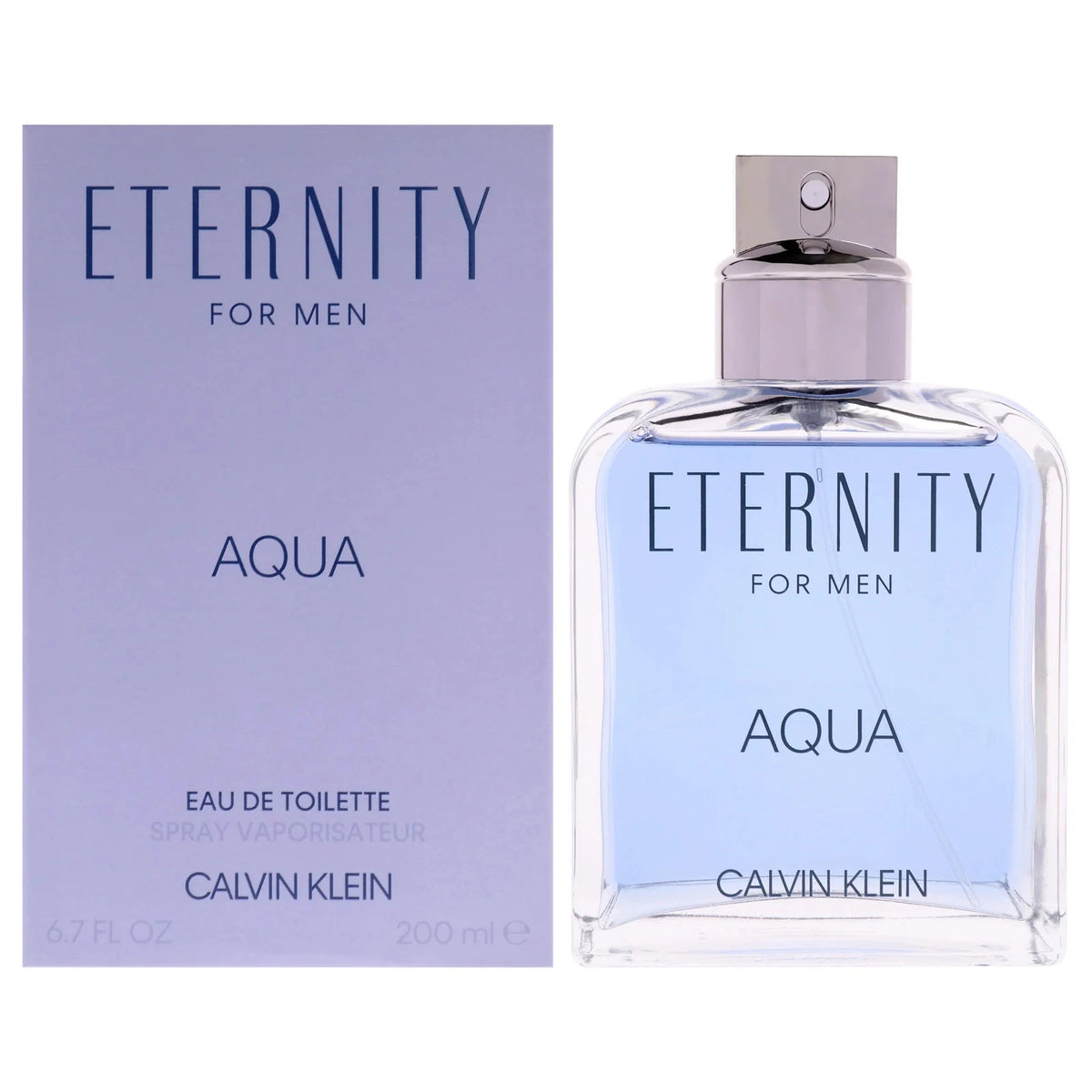 Eternity Aqua by Calvin Klein 6.7 oz EDT Spray for Men