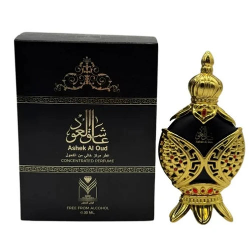 Almas Perfumes Ashek Al Oud Concentrated Perfume Oil 30ml (Unisex) (Alc. Free)