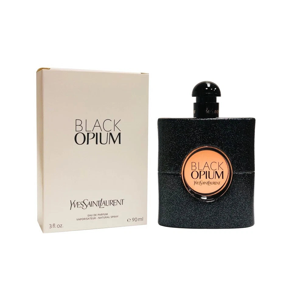 Yves Saint Laurent Black Opium Eau De Parfum 3.0 oz / 90 ml (As shown in pic) (WHITE BOX)