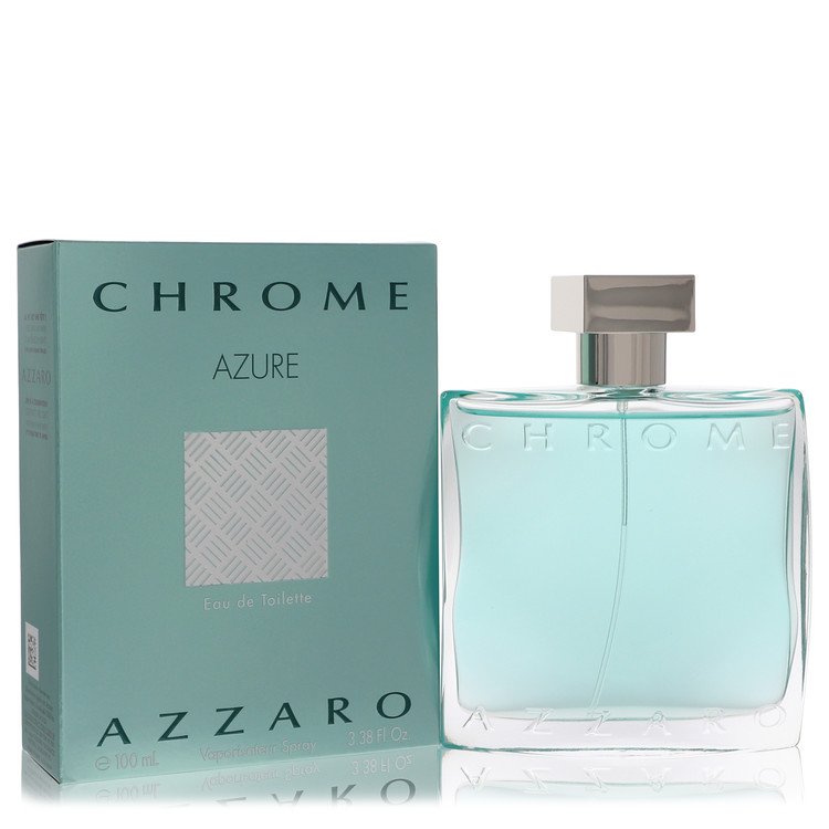 Azzaro Chrome Azure men's EDT 3.4OZ luxury perfume bottle