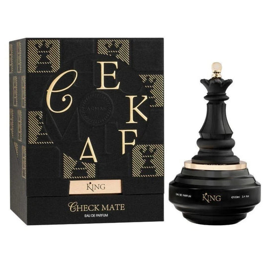 Armaf Checkmate King for Men EDP 3.4 oz Long-Lasting Masculine Fragrance(NEW ARRIVAL)