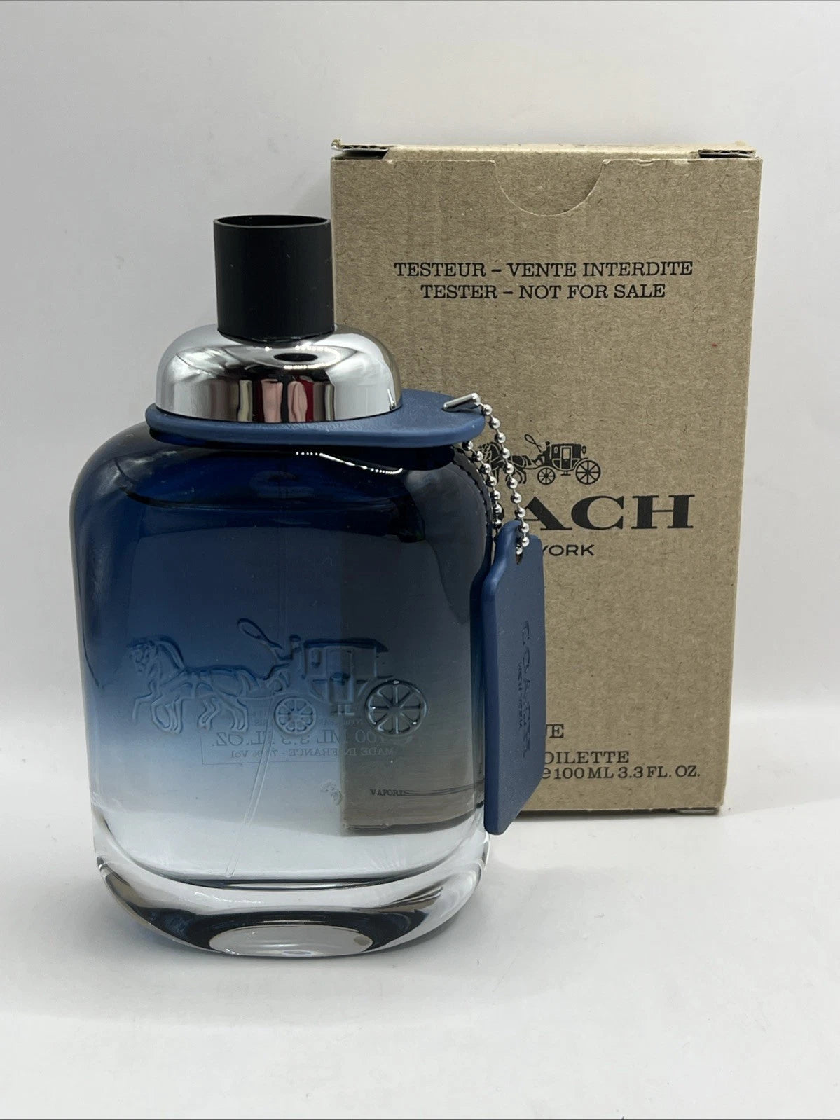 COACH NEW YORK BLUE by Coach cologne for men EDT 3.3 / 3.4 oz New In Box.(TESTER)