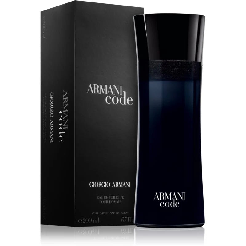 Armani Code men Eau De Toilette Spray Refillable 6.7 oz