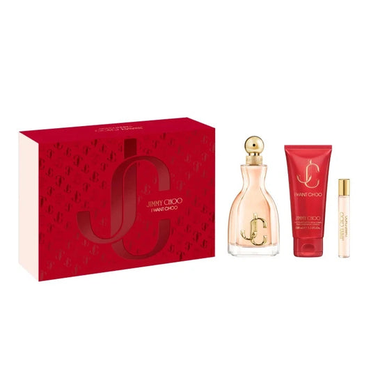 Set I Want Choo 3 Pcs (3.3 oz EDP BOTTLE  + BODY LOTION  +7.5 Mini)
