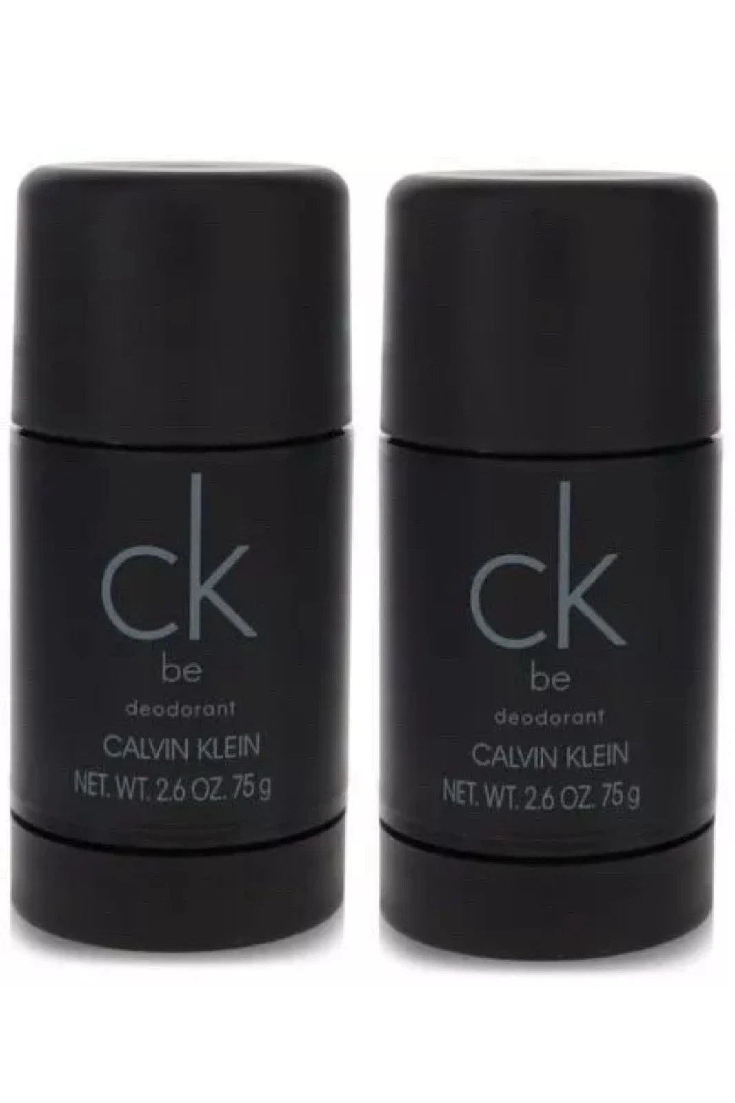 Lot of 2 Pc - CK B by CK Calvin Klein Deodorant 2.5 oz / 75g For Men New