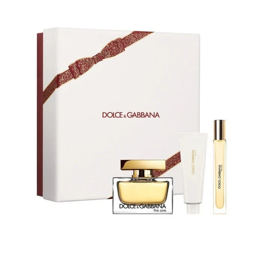 Dolce & Gabbana The One 3 Pcs Eau De Parfum 2.5 oz & Body Lotion Set For Women
