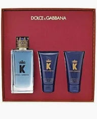 DOLCE&GABBANA K FOR MEN 3 PCS GIFT SET 3.3EDT+1.7OZ SHOWER GEL+1.7OZ AFTERSHAVE BALM