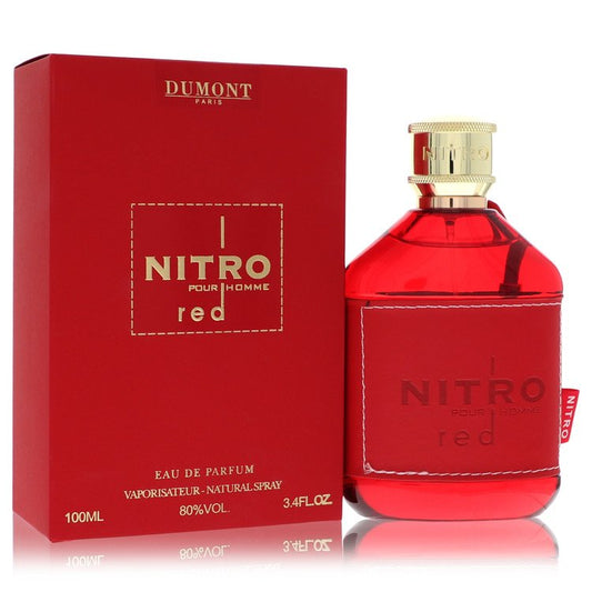 Dumont Nitro Red men's EDP 3.4OZ luxury perfume bottle