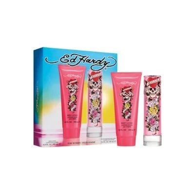 Christian Audigier Ladies Ed Hardy 2 PC Gift Set Fragrances 719346841542