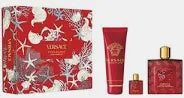 VERSACE EROS FLAME MEN 3PC GIFT SET 3.4 EDP FLOZ+5OZSHOWER GEL+5ML MINI
