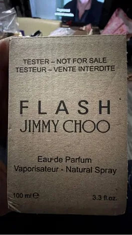 JIMMY CHOO FLASH EAU DE PARFUM 3.4 FL OZ BRAND NEW IN TESTER BOX
