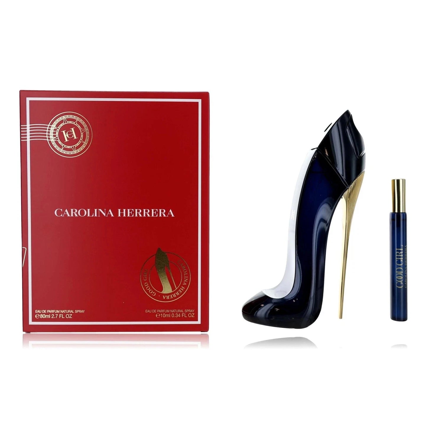 Carolina Herrera Good Girl 2-Piece Gift Set for Women 2.7 Oz EDP and 0.34 Oz EDP