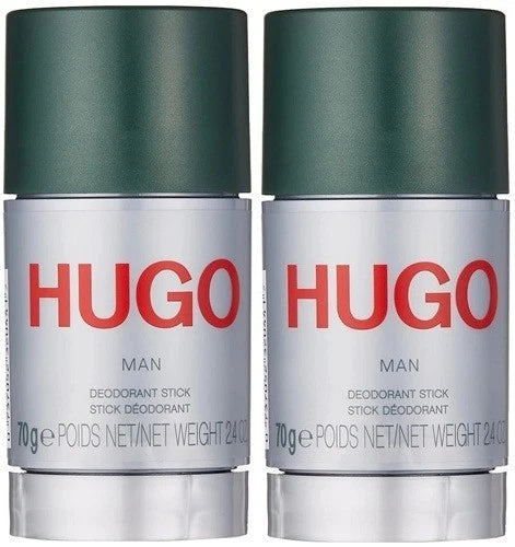 Lot of 2 PCs Hugo Man by Hugo Boss Deodorant Stick For Men 2.4 oz Brand New