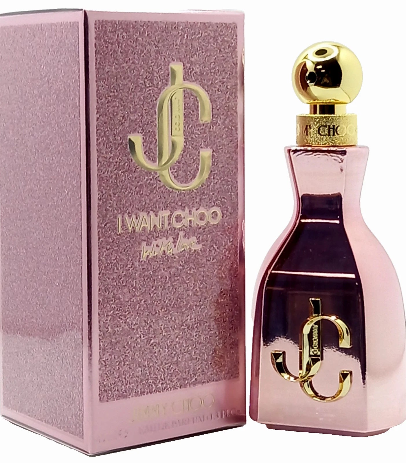 JIMMY CHOO I WANT CHOO WITH LOVE EAU DE PARFUM SPRAY FOR WOMEN 1.3 Oz / 40 ml
