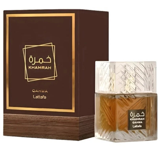 Lattafa Khamrah Qahwa — 3.4 oz Eau de Parfum (100 ml) | Original FROM IMPORTER