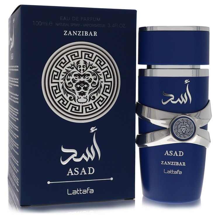 Lattafa Asad Zanzibar men's EDP 3.4OZ luxury perfume bottle