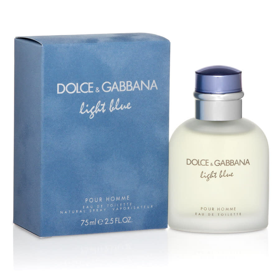 Dolce and Gabbana light blue men. 2.5 oz/75 ml. EDT NEW IN BOX.