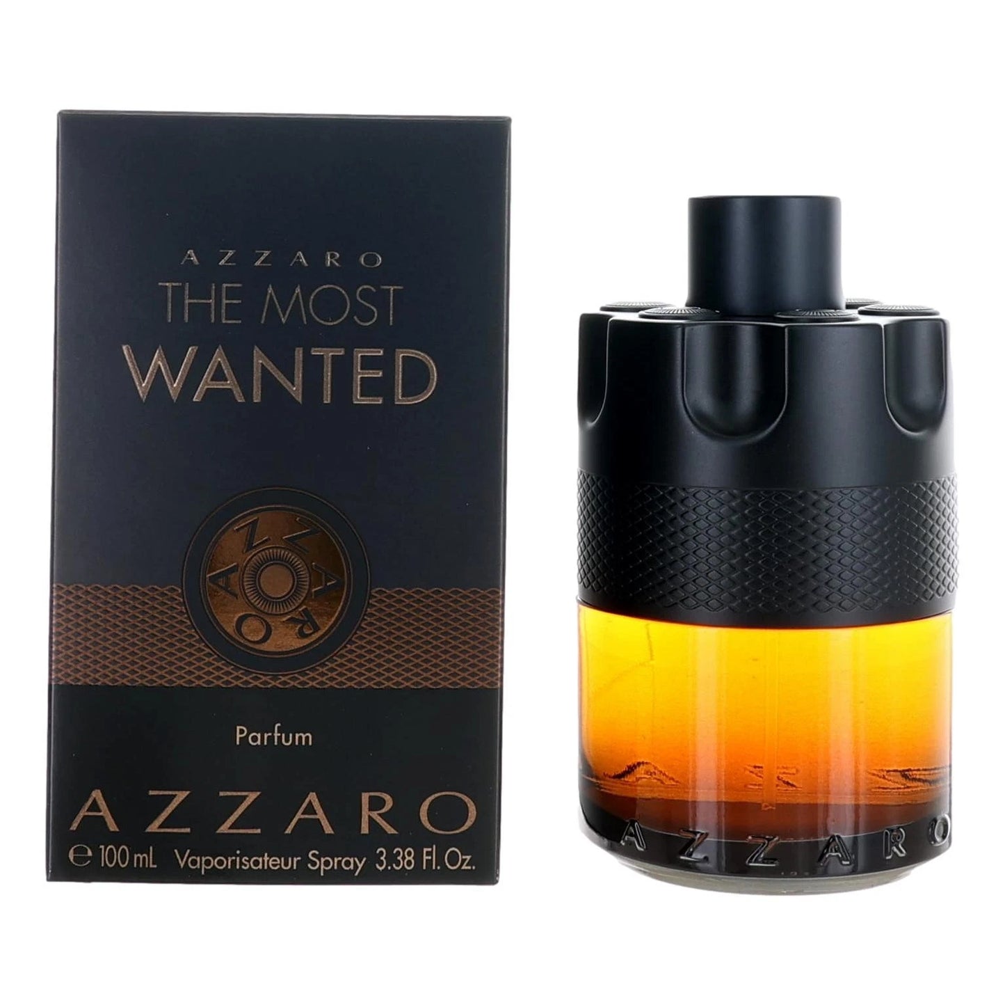 Azzaro The Most Wanted by Azzaro, 3.4 oz Parfum Spray for Men (PURE PARFUM)