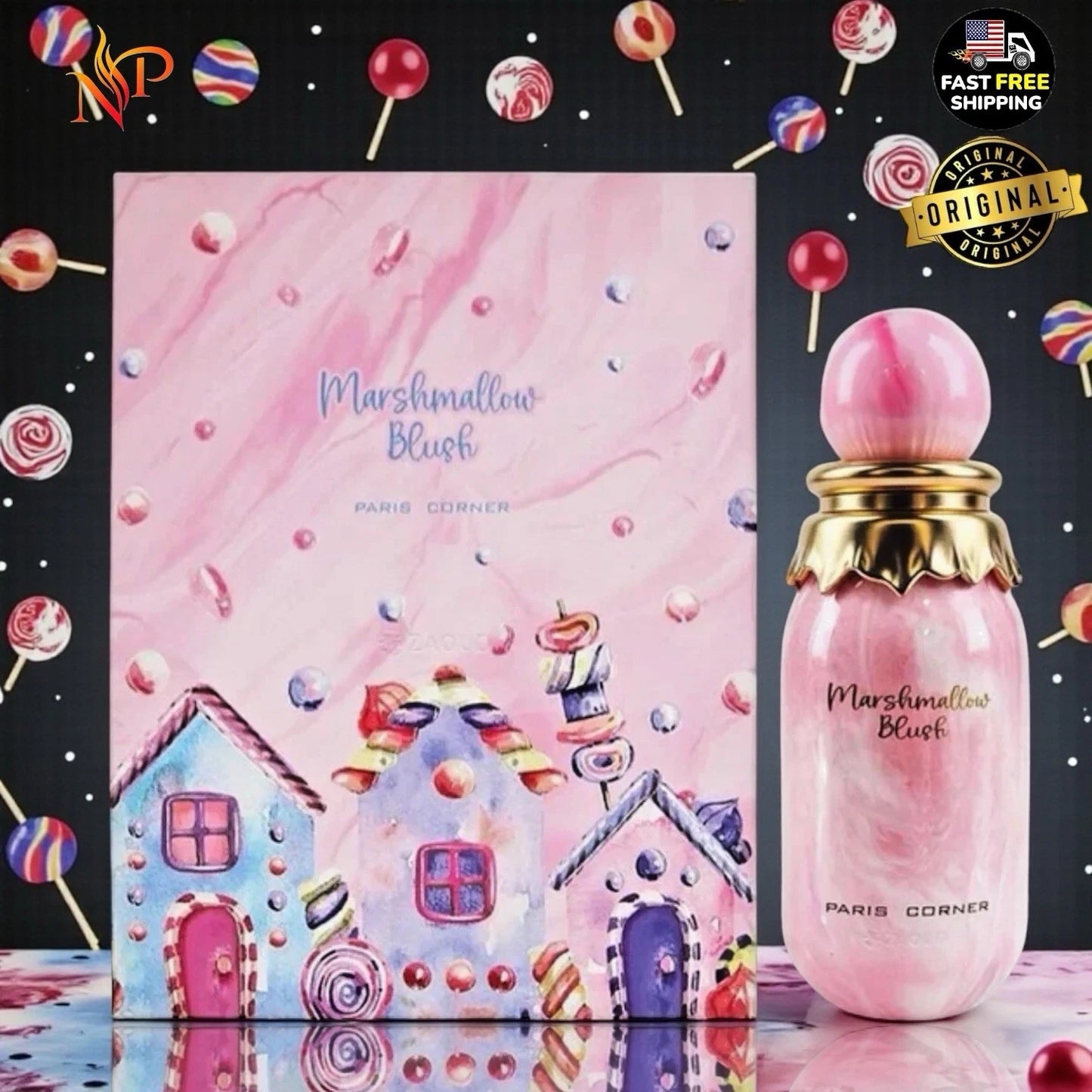 Paris Corner Ladies Marshmallow Blush EDP Spray 3.4 oz