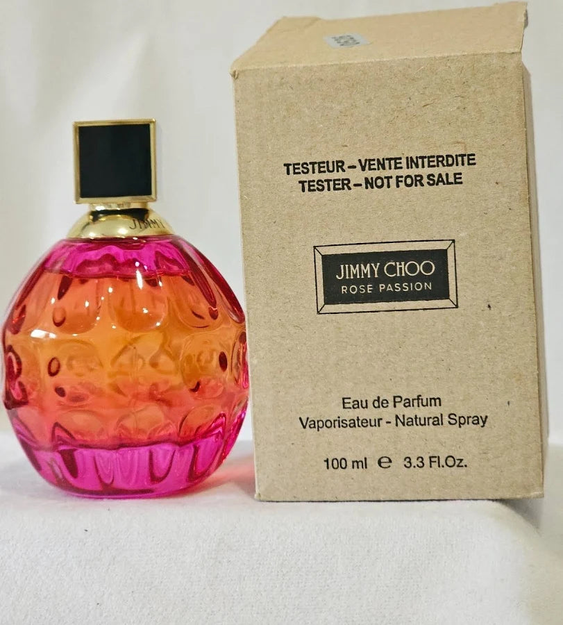 JIMMY CHOO ROSE PASSION 3.4FLOZ/100ML FOR LADIES NEW TESTER BOX