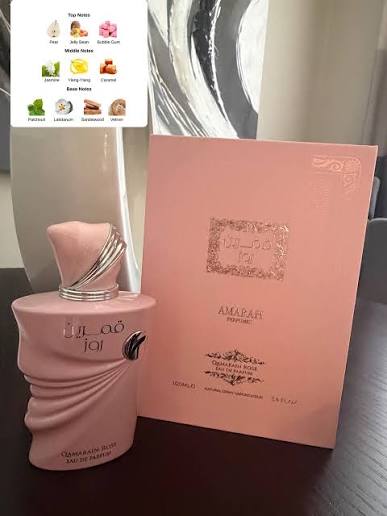 AMARAH PERFUMES QAMARIAN ROSE EAU DE PARFUM 3.4 FL OZ FOR WOMEN BY ALMAS