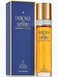 DIAMOND AND SAPPHIRE FROM ELIZABETH TAYLOR FOR WOMEN EDT 3.3 FL OZ