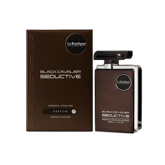 Le Bonheur Black Cavalier SEDUCTIVE 3.4oz Parfum (Men)
