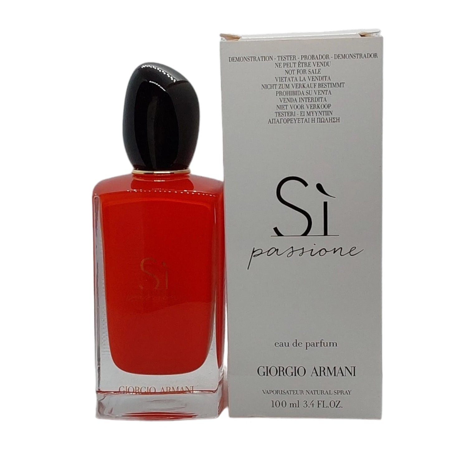 Giorgio Armani Si Passione Eau De Parfum 3.4 oz 100 ml EDP Perfume Women Spray (TESTER WHITE BOX)