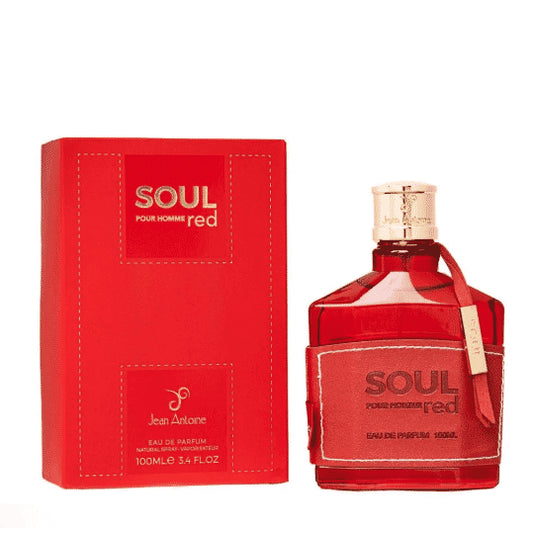 SOULE POUR HOMME RED BY JEAN ANTOINE EDP 3.4 OZ BY ALMAS PERFUME