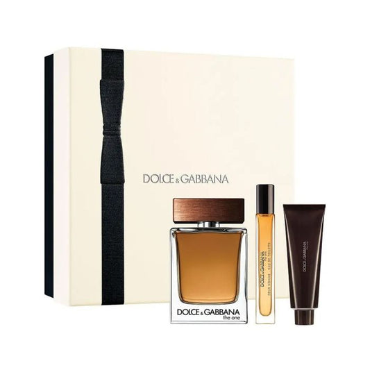 DOLCE&GABBANA THE ONE EDT 3PC GIFT SET FOR MEN 3.3 EDT+1.6 SHOWER GEL+10ML EDT