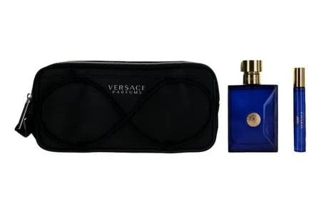 VERSACE DYLAN BLUE MEN 3PC GIFT SET 3.4DET+10ML