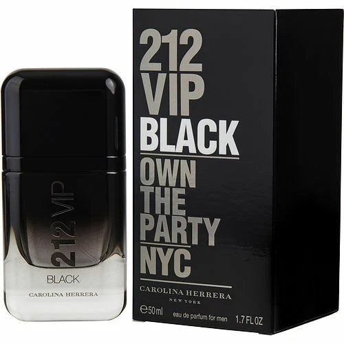 212 VIP BLACK by Carolina Herrera 1.7OZ  EDP Spray Men New Sealed Box