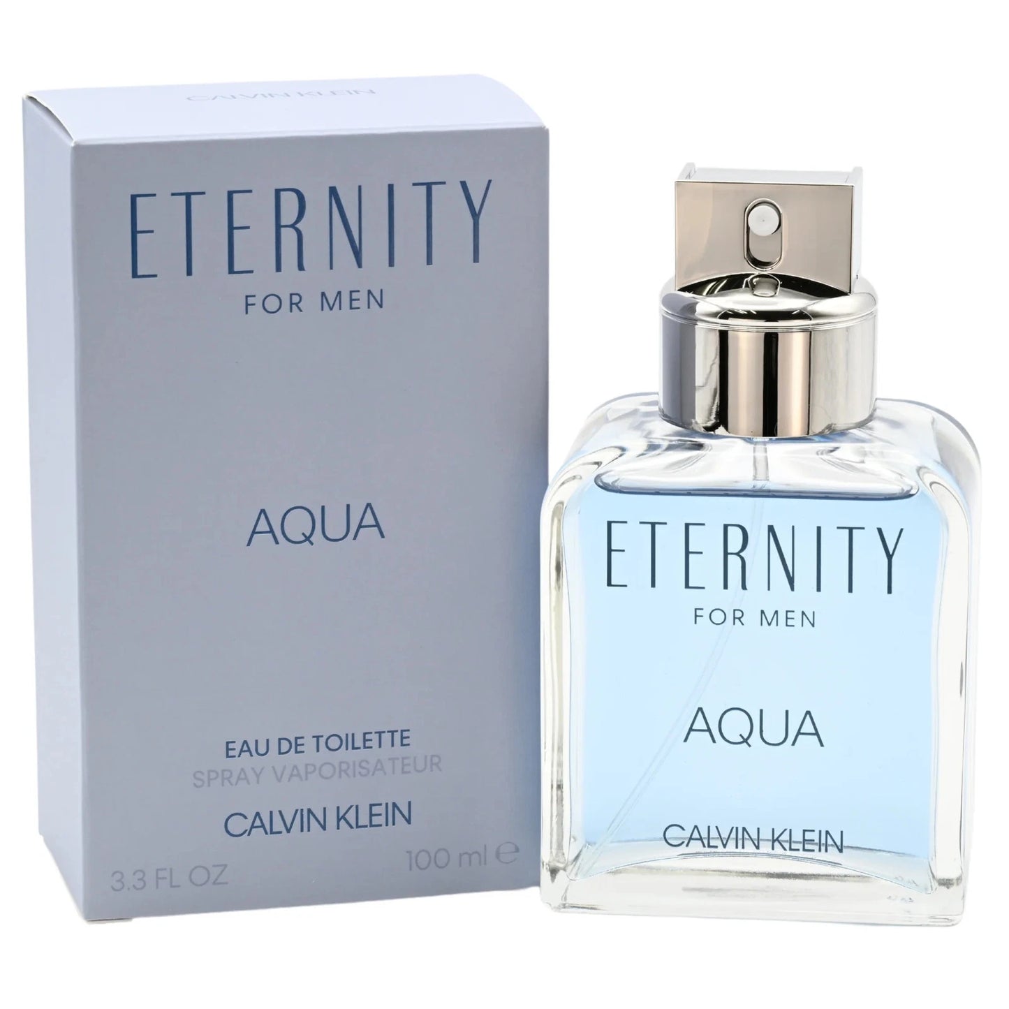 Eternity Aqua by Calvin Klein for Men Eau de Toilette Spray 3.4 oz